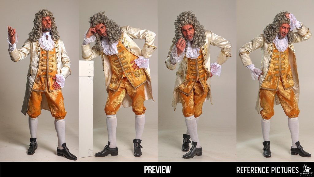 680+ 18th Century Aristocrat Reference Pictures|18世紀貴族のリファレンス写真集・作画資料680枚以上