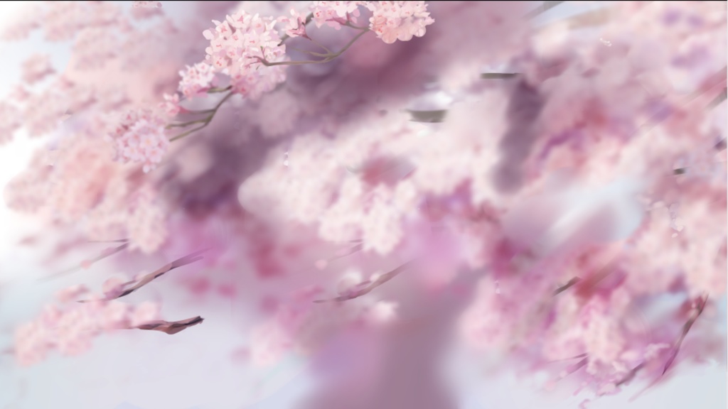 【無料配布】YouTube背景 卒業イメージ・卒業シーズン桜イラスト
