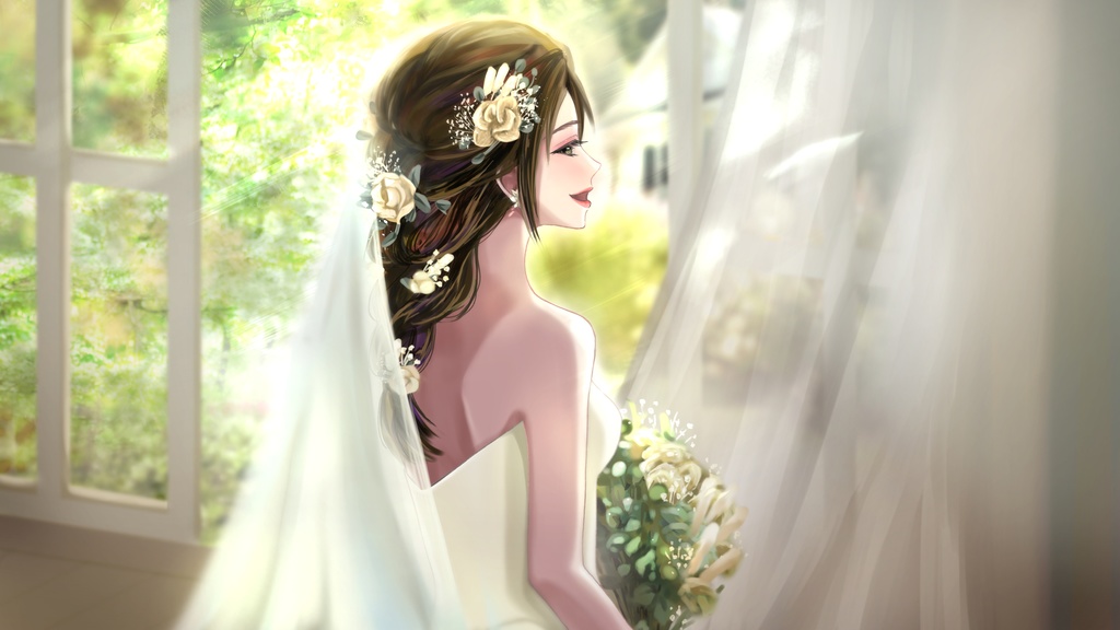 Bridal scene
