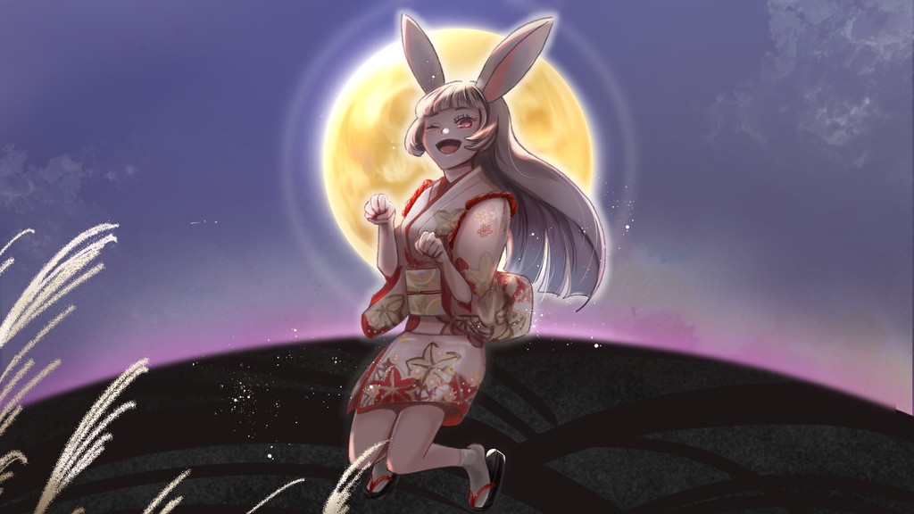 【無料イラスト配布】十五夜