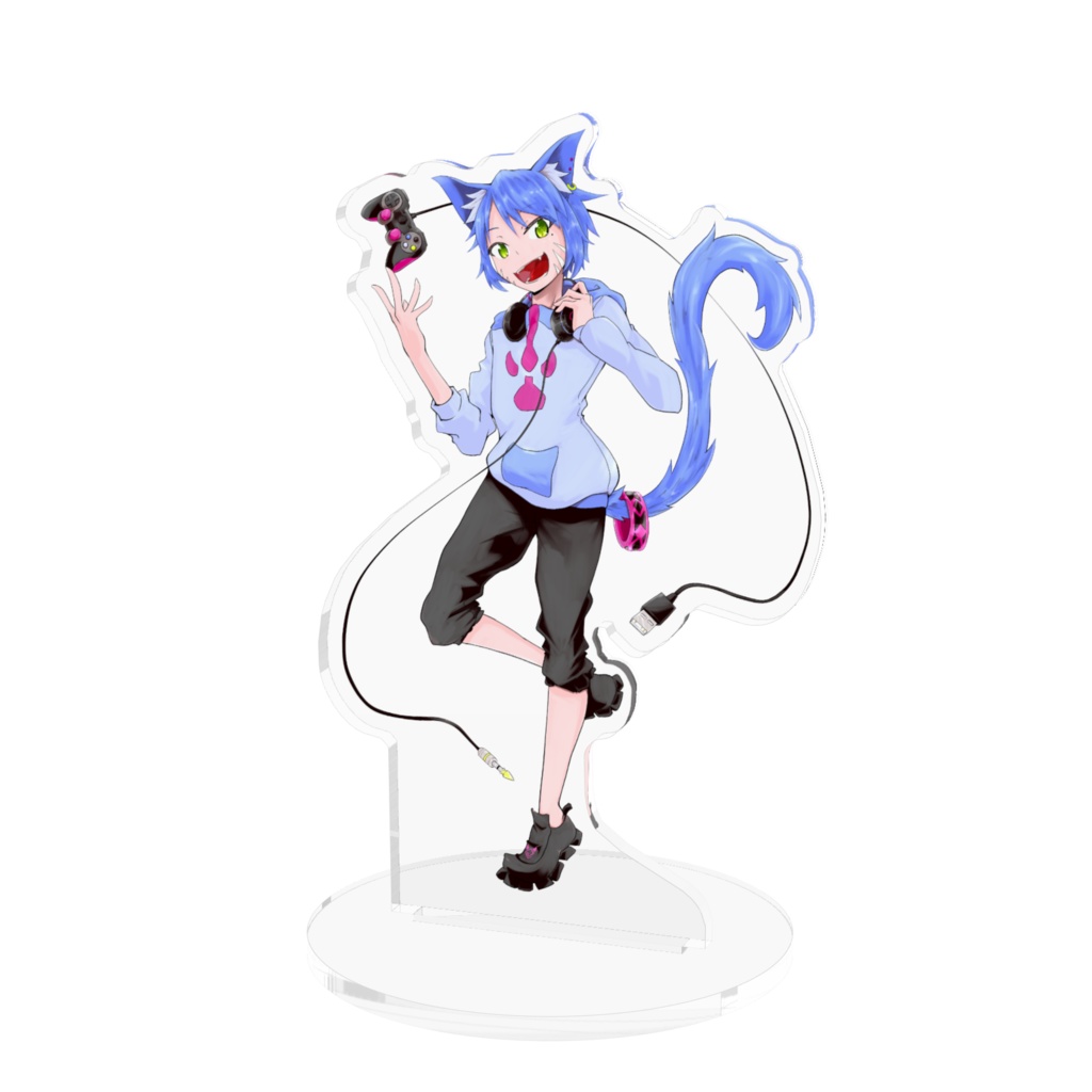 斑鳩ちあアクリルフィギュア【Vtuber】