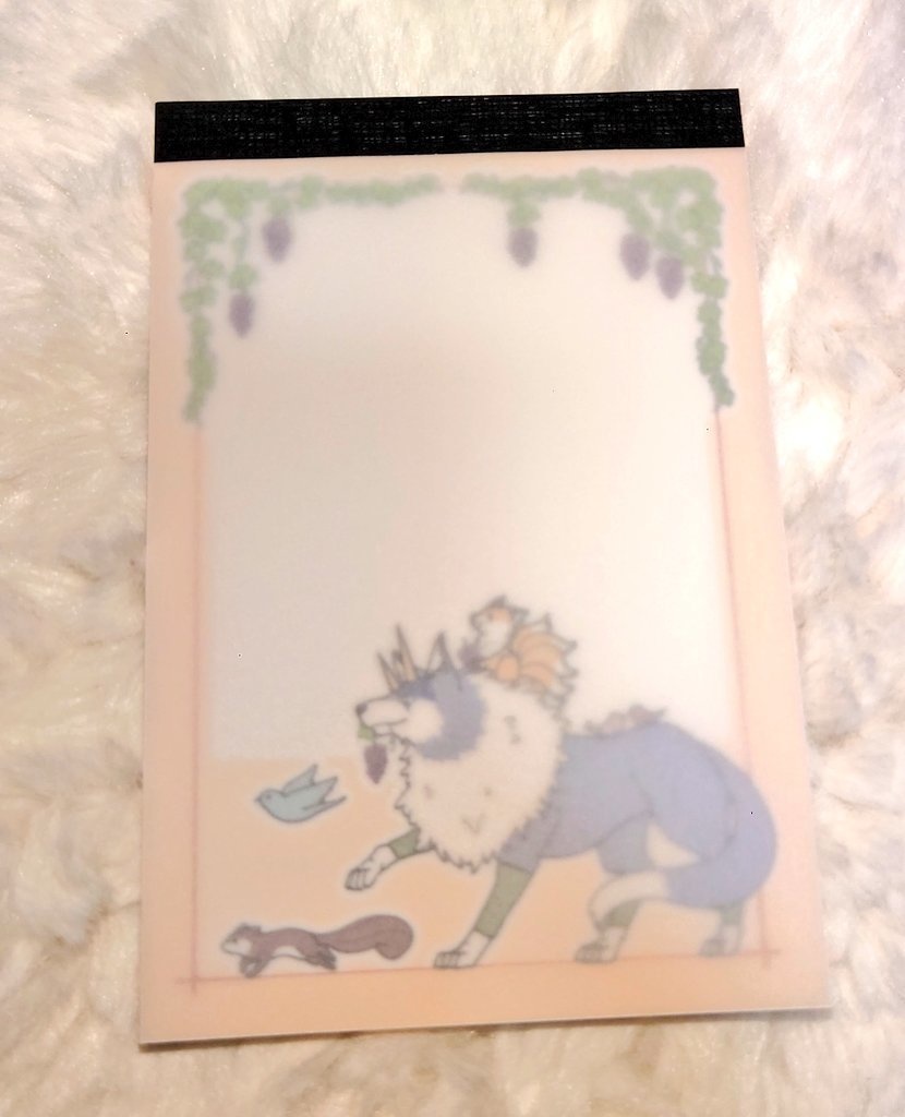 【魔国フェス記念品】クロス巻きメモ帳