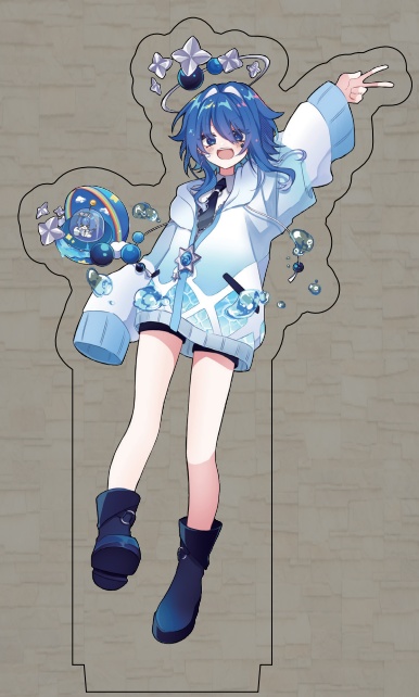 【星鏡ほうき】最強立ち絵アクリルスタンド 75×50mm