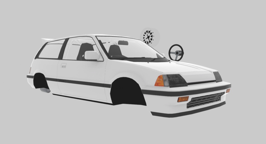 【VRChat・CHIKUWA VEHICLE SYSTEM 2対応】Grand・Wonderセット