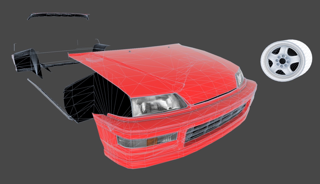 【VRChat・CHIKUWA VEHICLE SYSTEM 2対応】Grand・Wonderセット