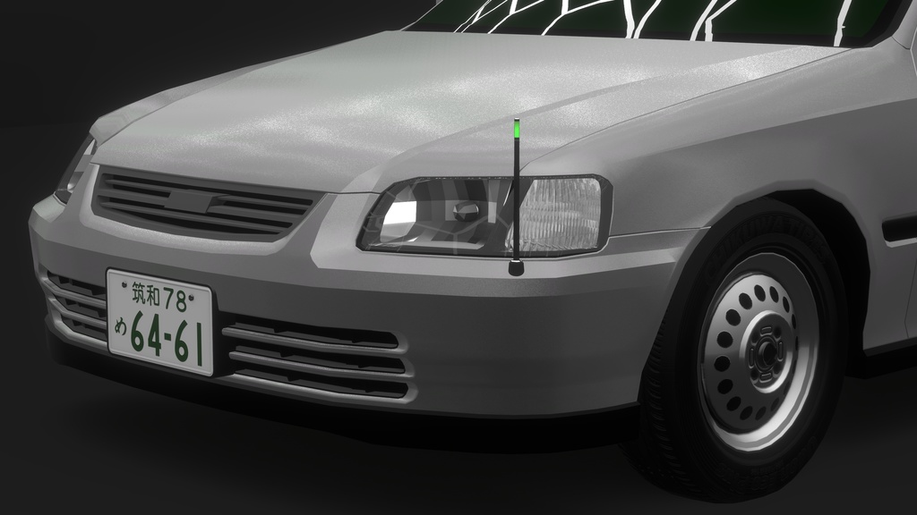 【VRChat向け3Dモデル】汎用電動コーナーポール