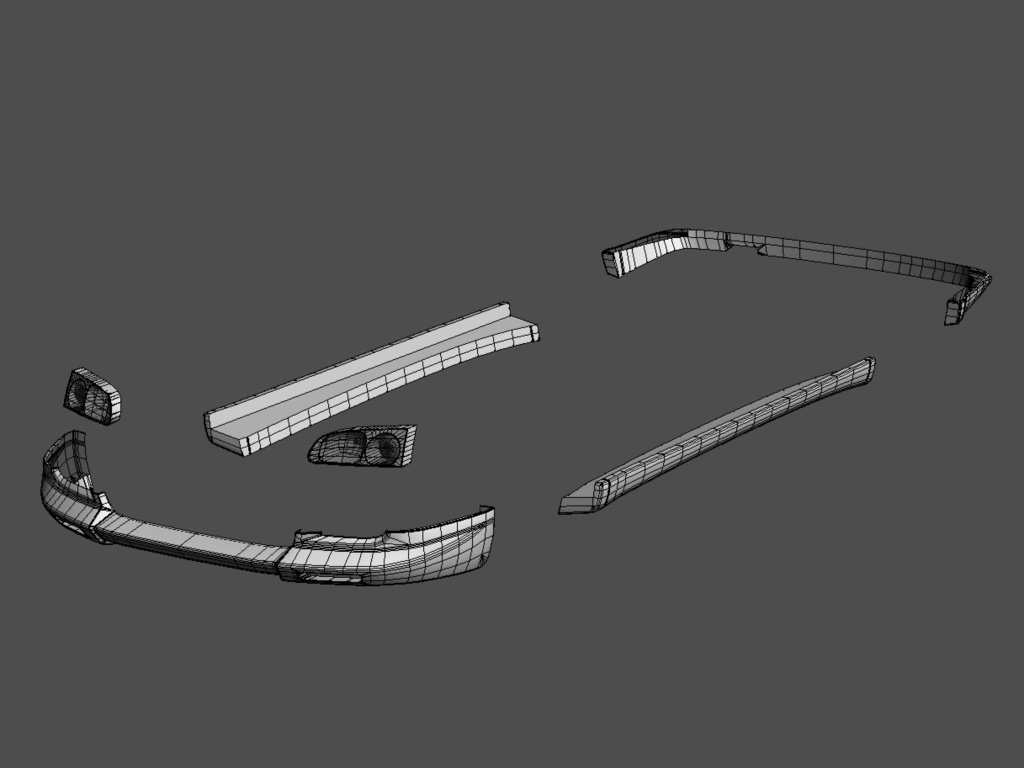 EG-Sports Coupe用エアロキット『IKazuchi』& EG-Sports用 社外風ヘッドライトキット