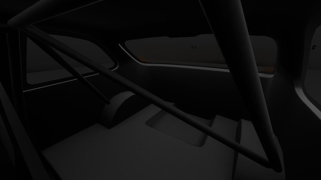 【VRChat・CHIKUWA VEHICLE SYSTEM 2対応】90年代後期の市民向けコンパクトカー『EK-Miracle』(競技仕様)