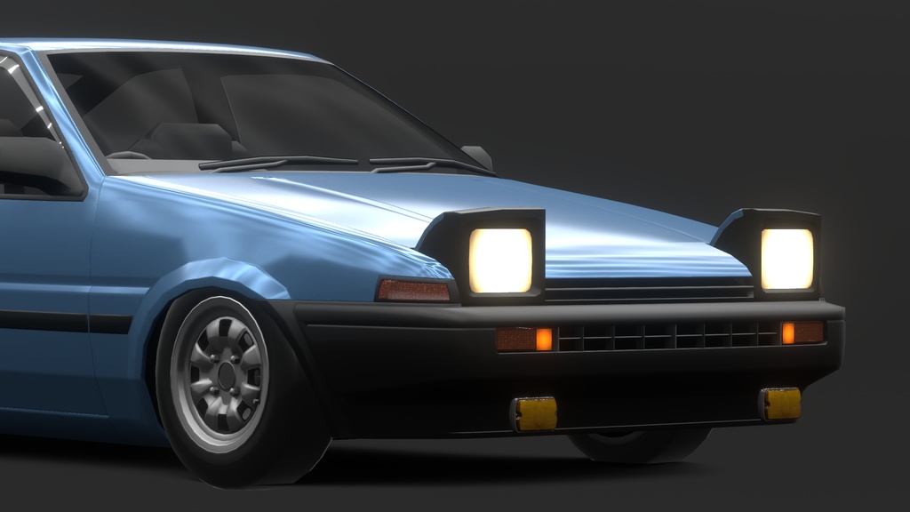 【VRChat向け3Dモデル】80's汎用フォグランプ