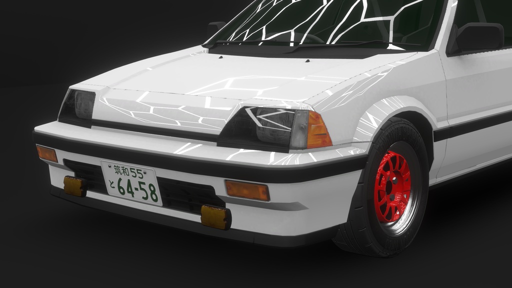 【VRChat向け3Dモデル】80's汎用フォグランプ