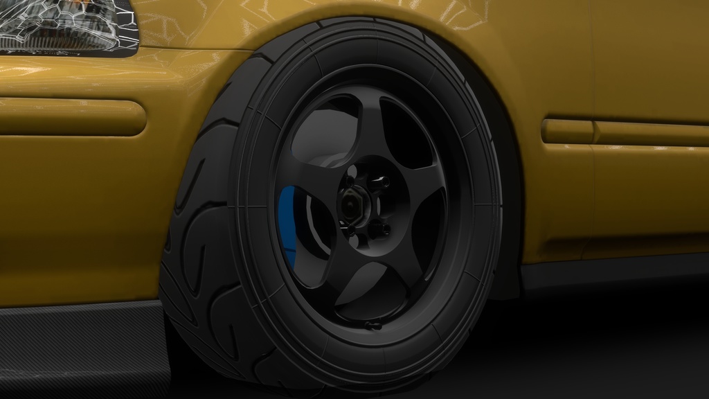 【VRChat向け3Dモデル】軽量ホイール『Scoop388』