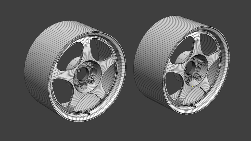 【VRChat向け3Dモデル】軽量ホイール『Scoop388』