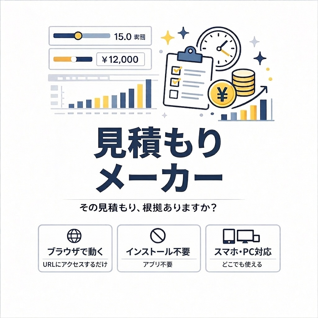 【動画編集】見積もり自動計算ツール｜工数・単価をその場で算出！