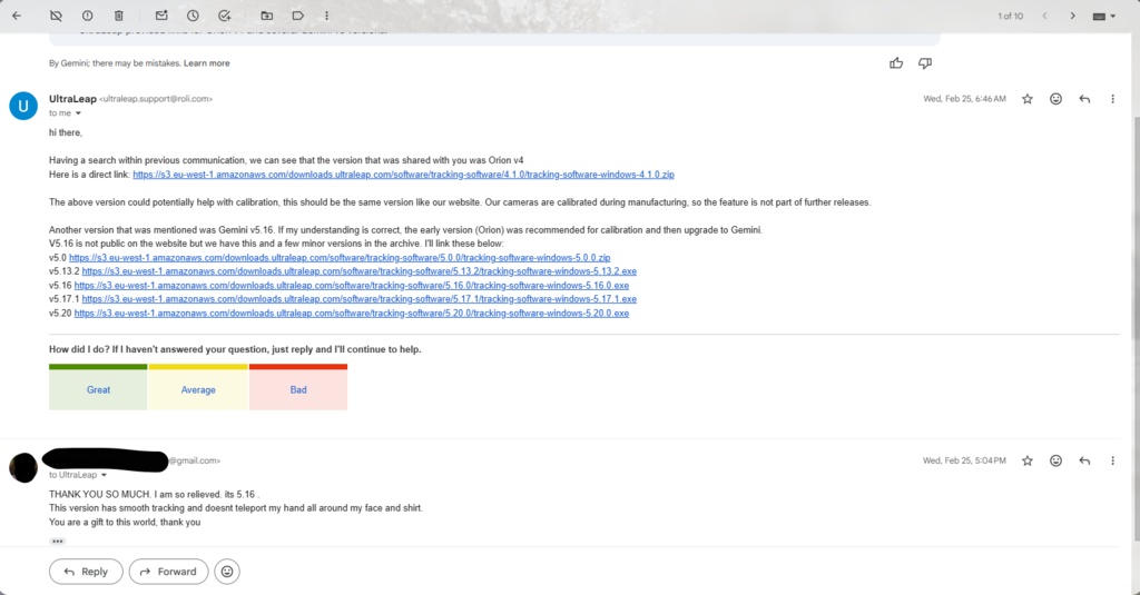 FREE Gen 1 Leapmotion Tracking Fix (read Desc)