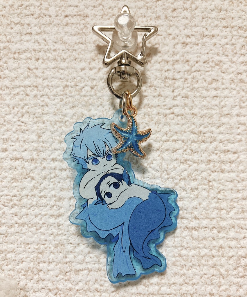 五乙人魚アクリルキーホルダー