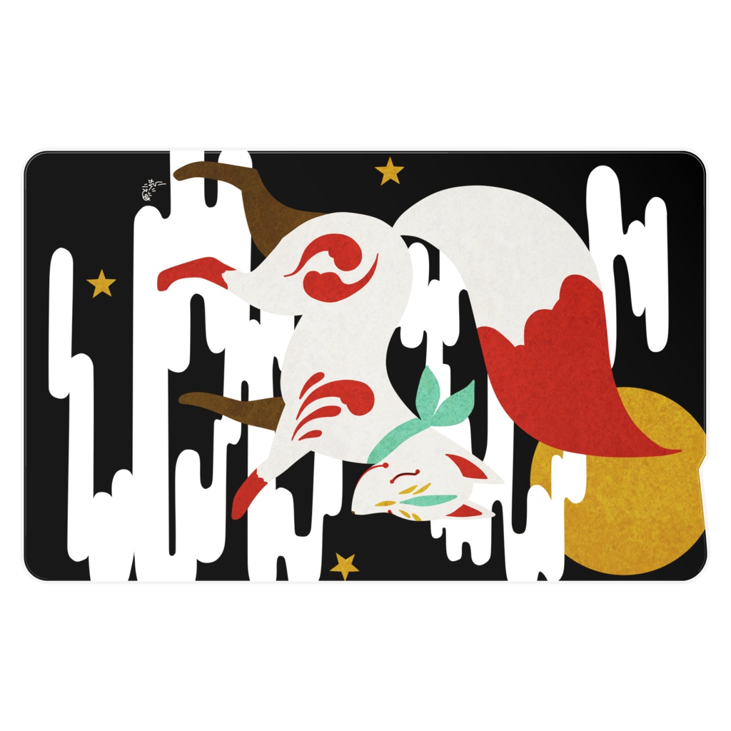 天狐ICカードステッカーB