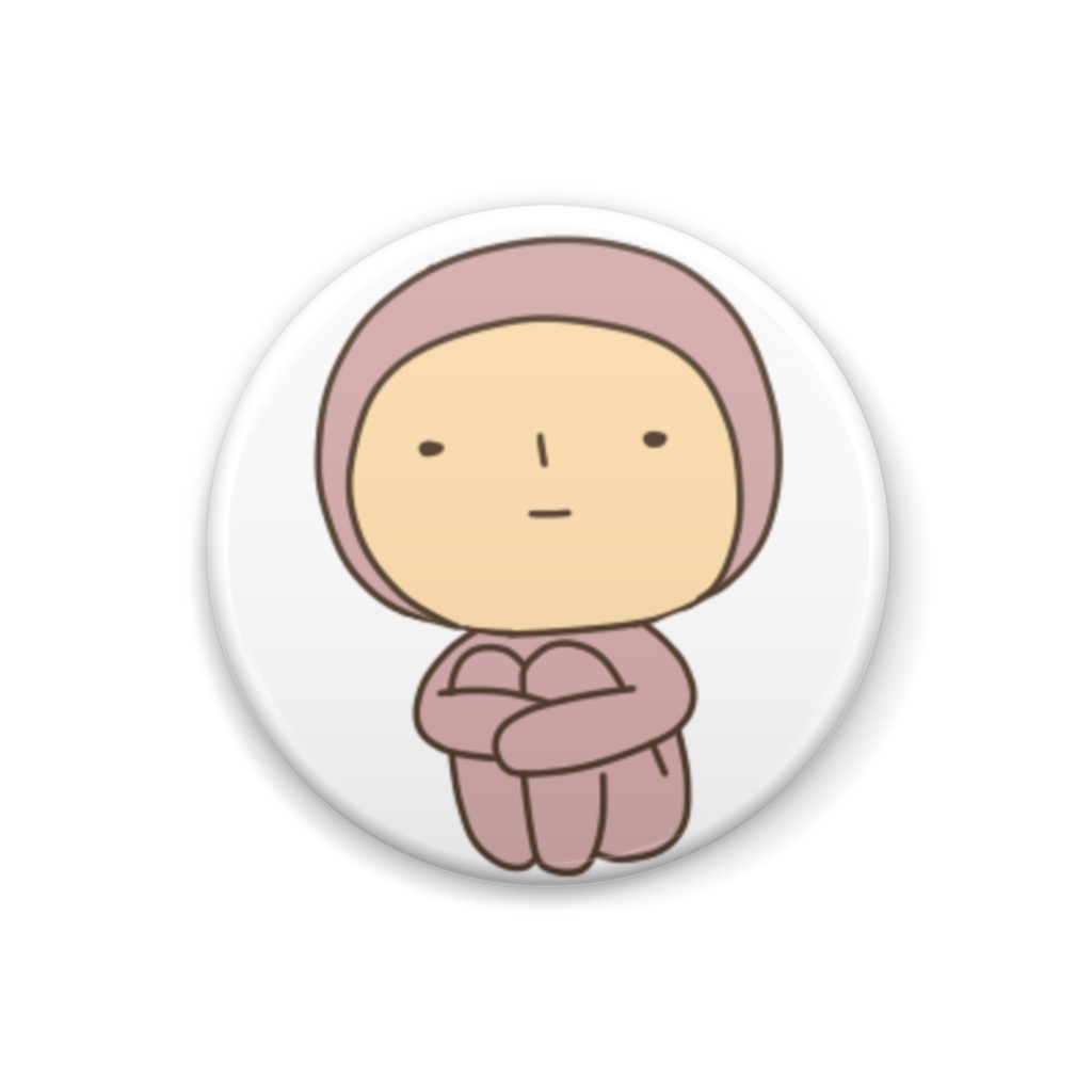 全身タイツくん　缶バッヂ　Ｄ