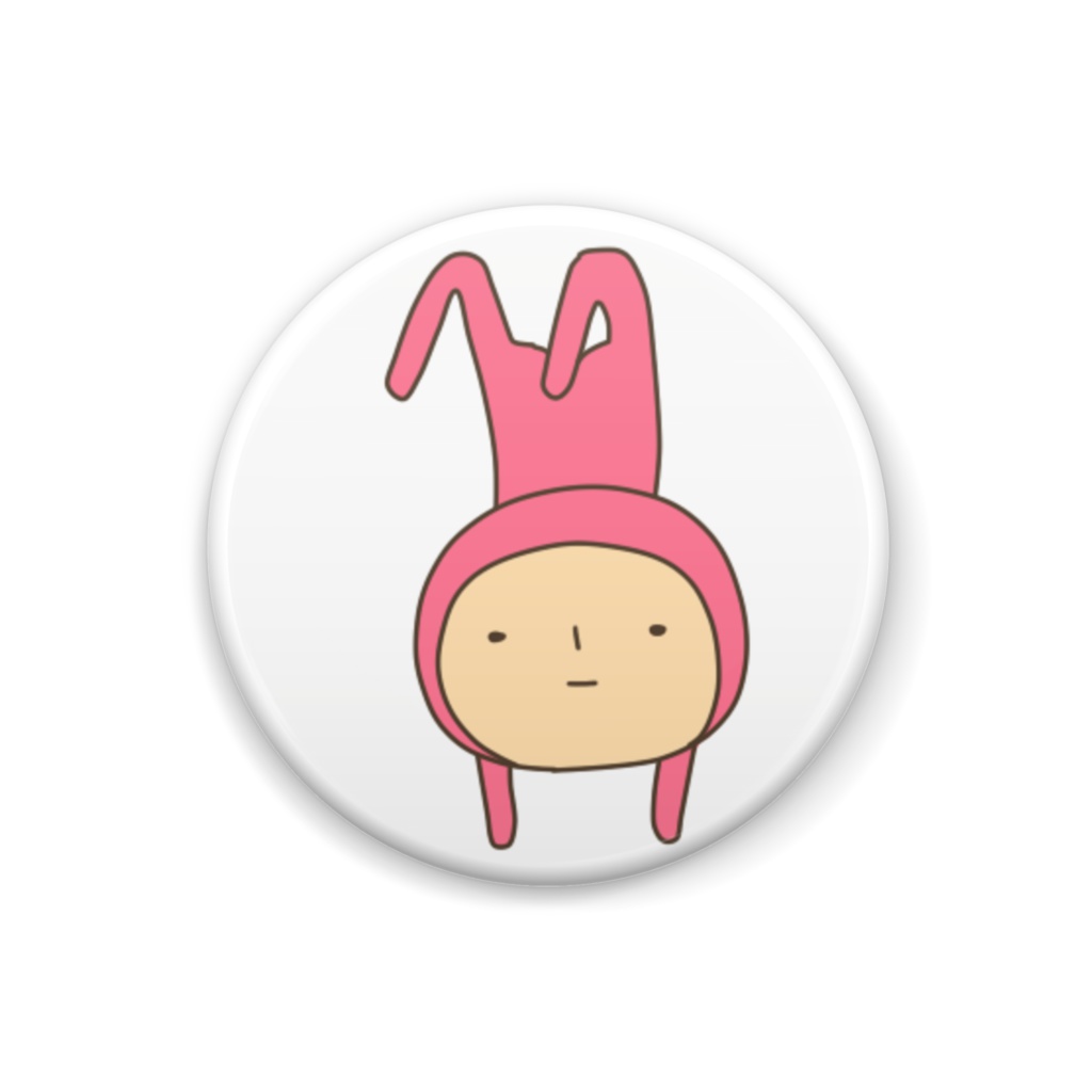 全身タイツくん 缶バッヂ H