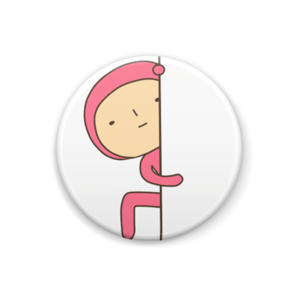 全身タイツくん 缶バッヂ T