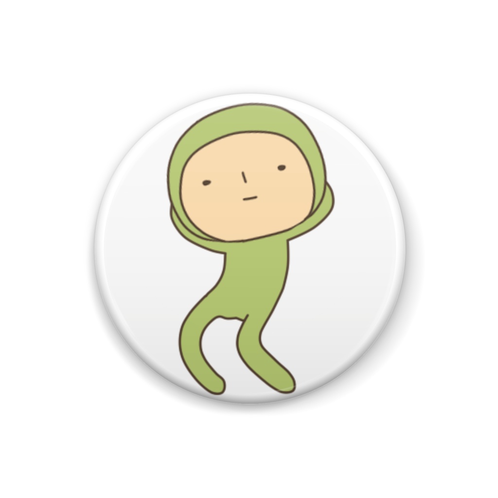 全身タイツくん 缶バッヂ Z