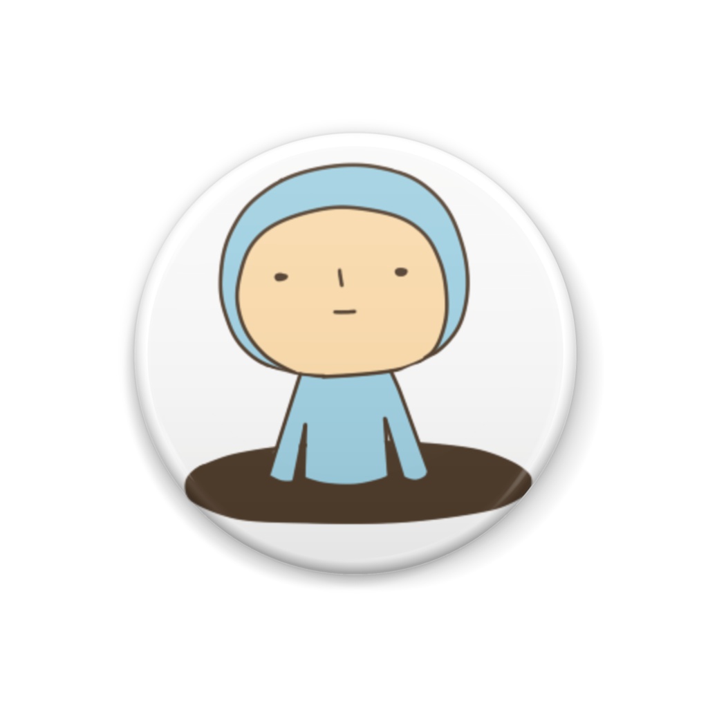 全身タイツくん　缶バッヂ　５