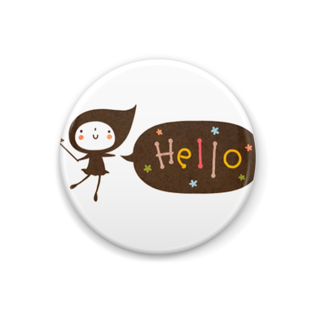 木の葉の妖精　このっぺちゃん　缶バッヂ　８