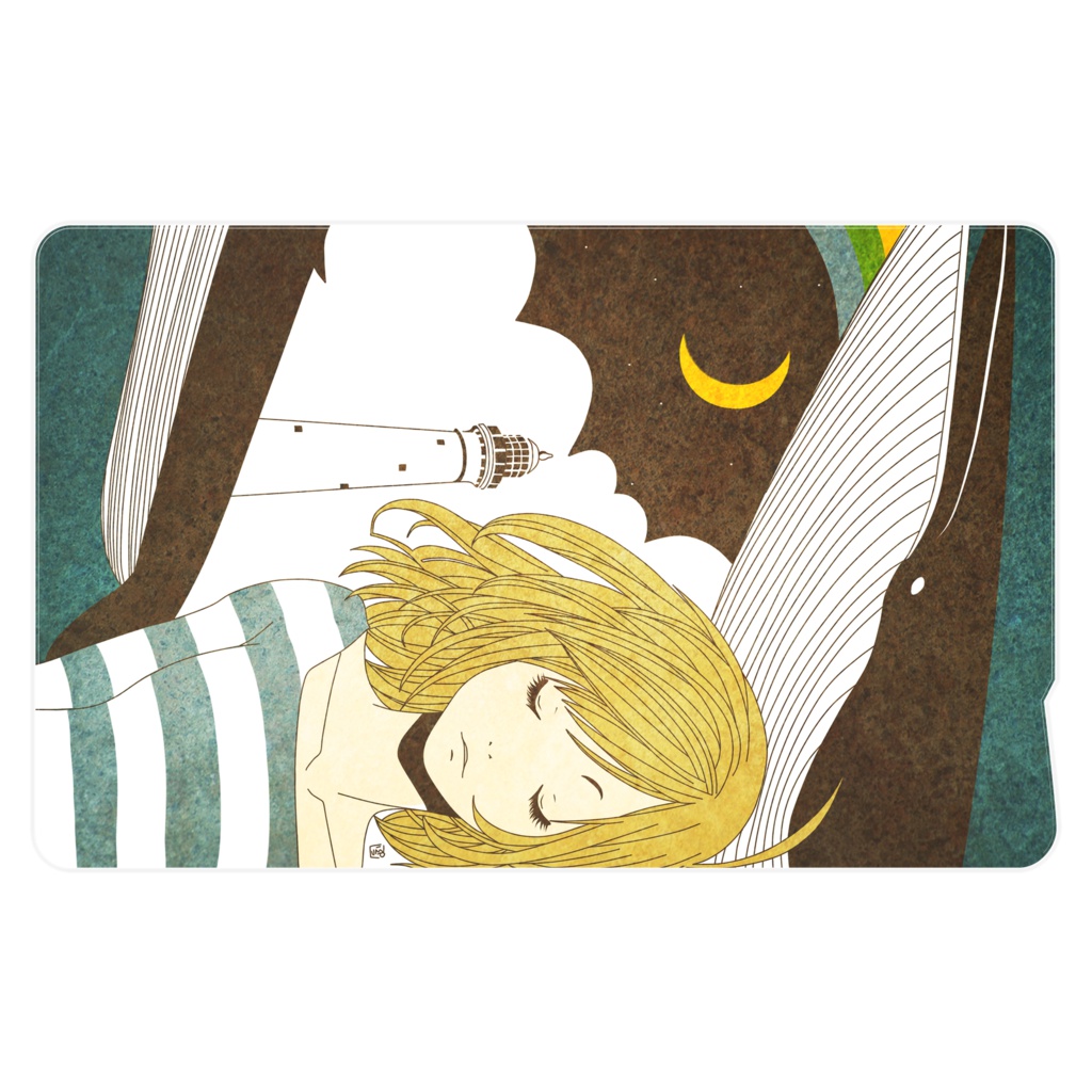 クジラ　ＩＣカードステッカー