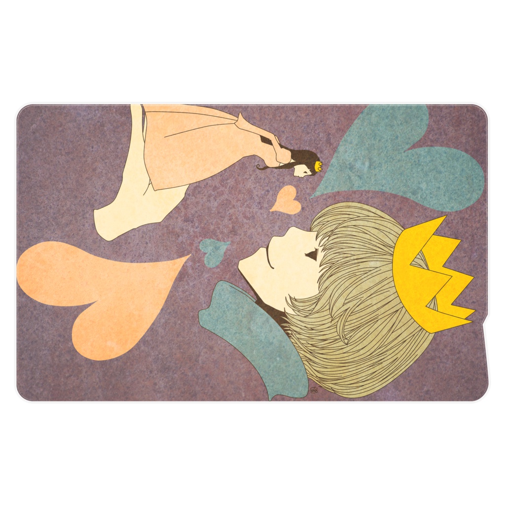 王子様とお姫様 ICカードステッカー