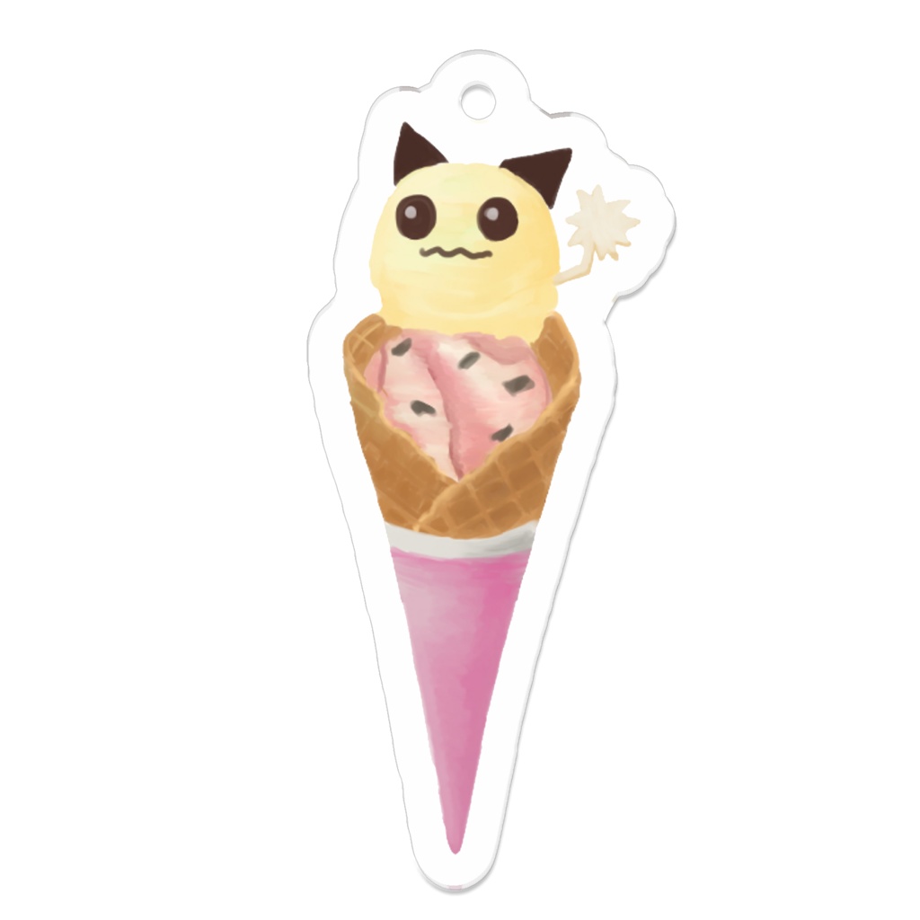 ポルヴォーラアイスのアクキー（ダブル）