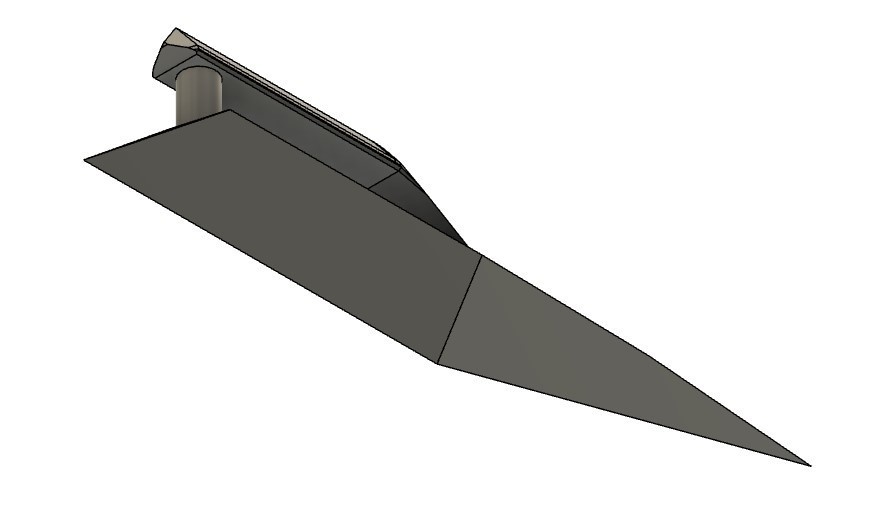 遍雷用近接格闘用兵装stlデータ(3mm軸)