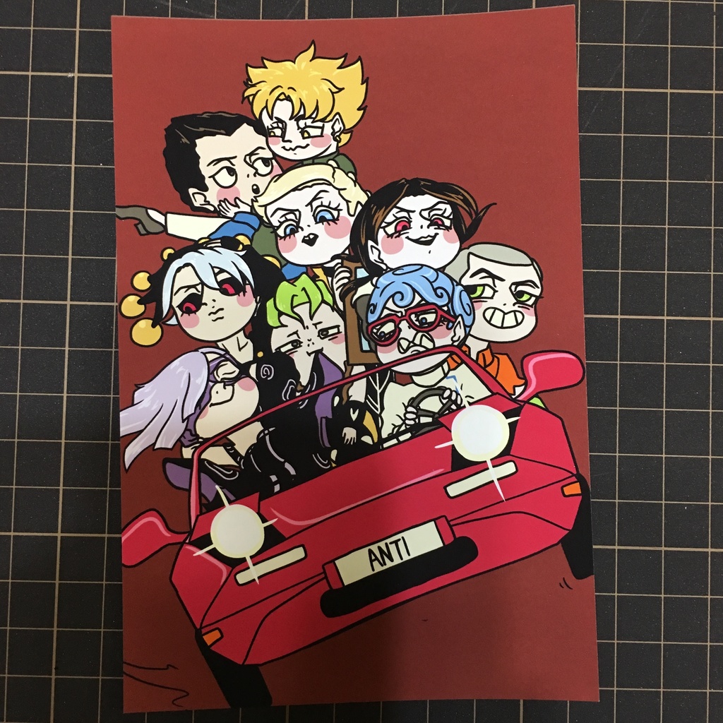 暗殺チームポストカード