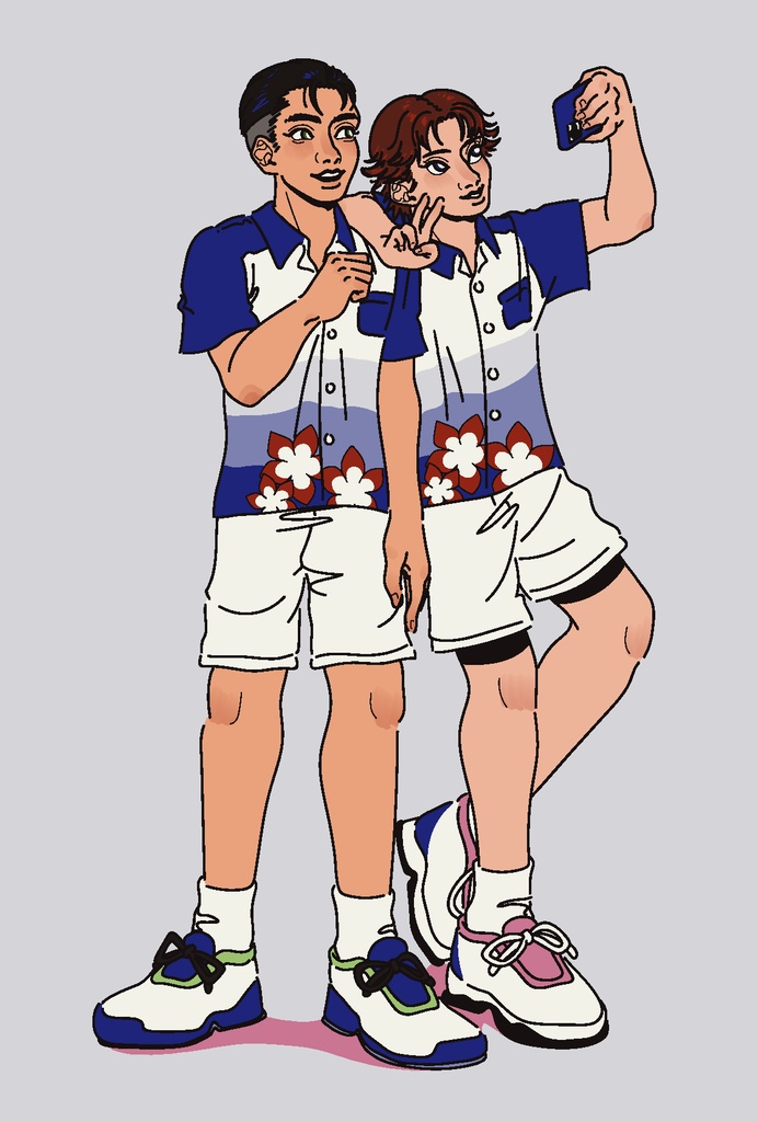 大菊アロハポストカード