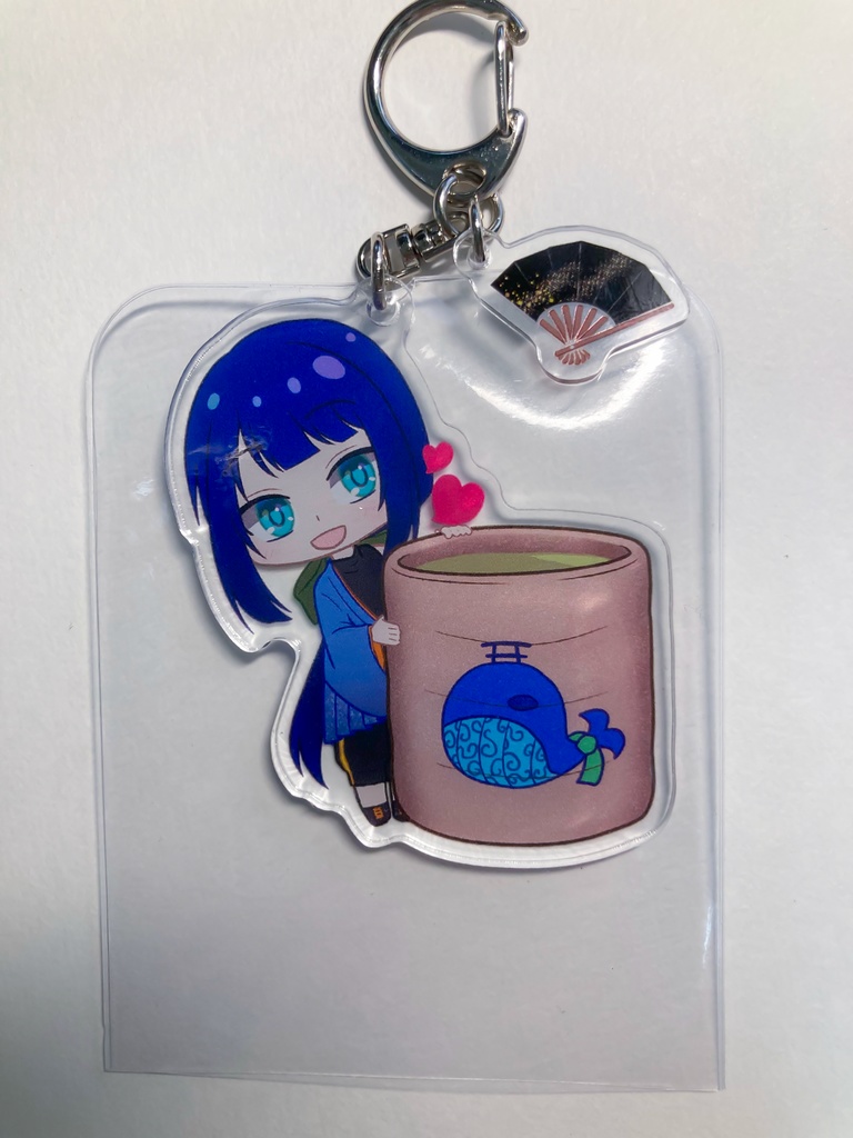 お茶爆アクリルキーホルダー