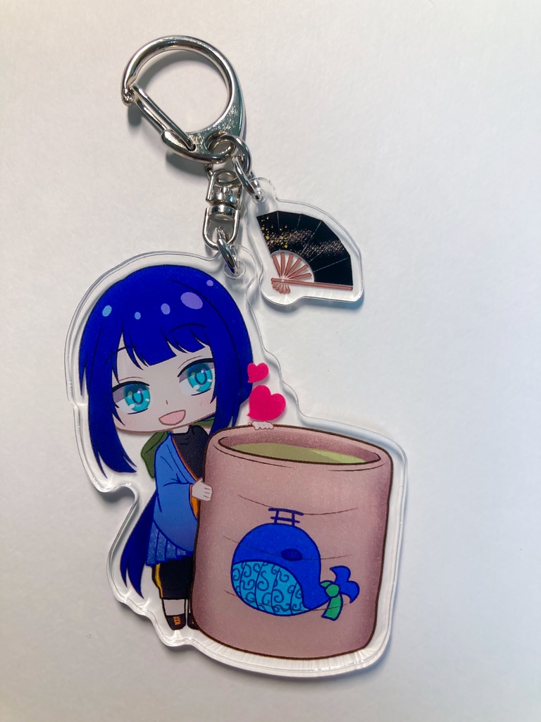お茶爆アクリルキーホルダー