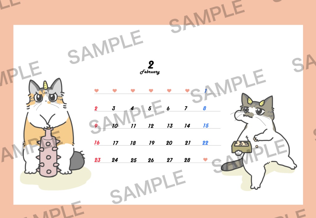 2025年卓上カレンダー