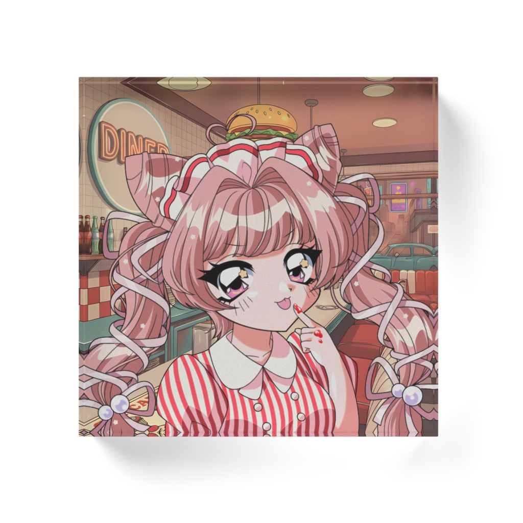 ダイナーアクリルブロック