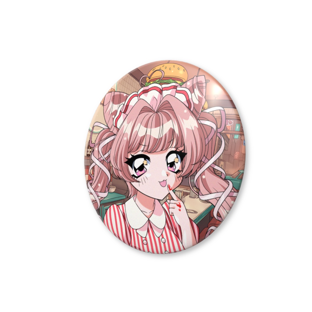 ダイナー🍔缶バッジ