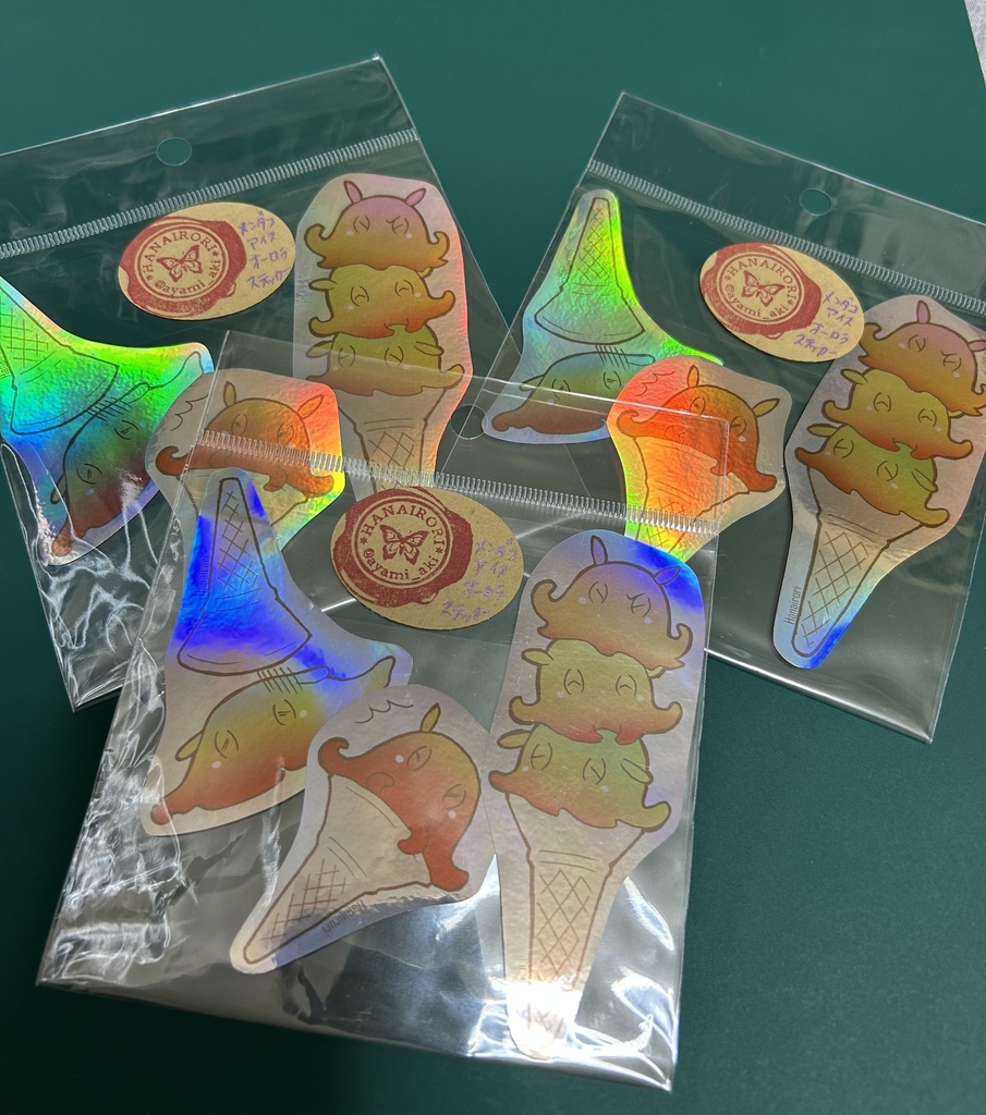 ステッカーセット　メンダコアイス