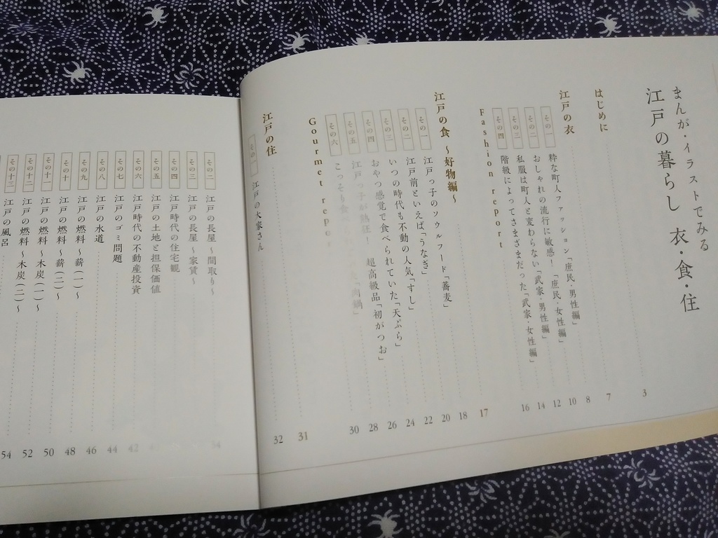 まんが・イラストでみる江戸の暮らし 衣・食・住+ポストカード