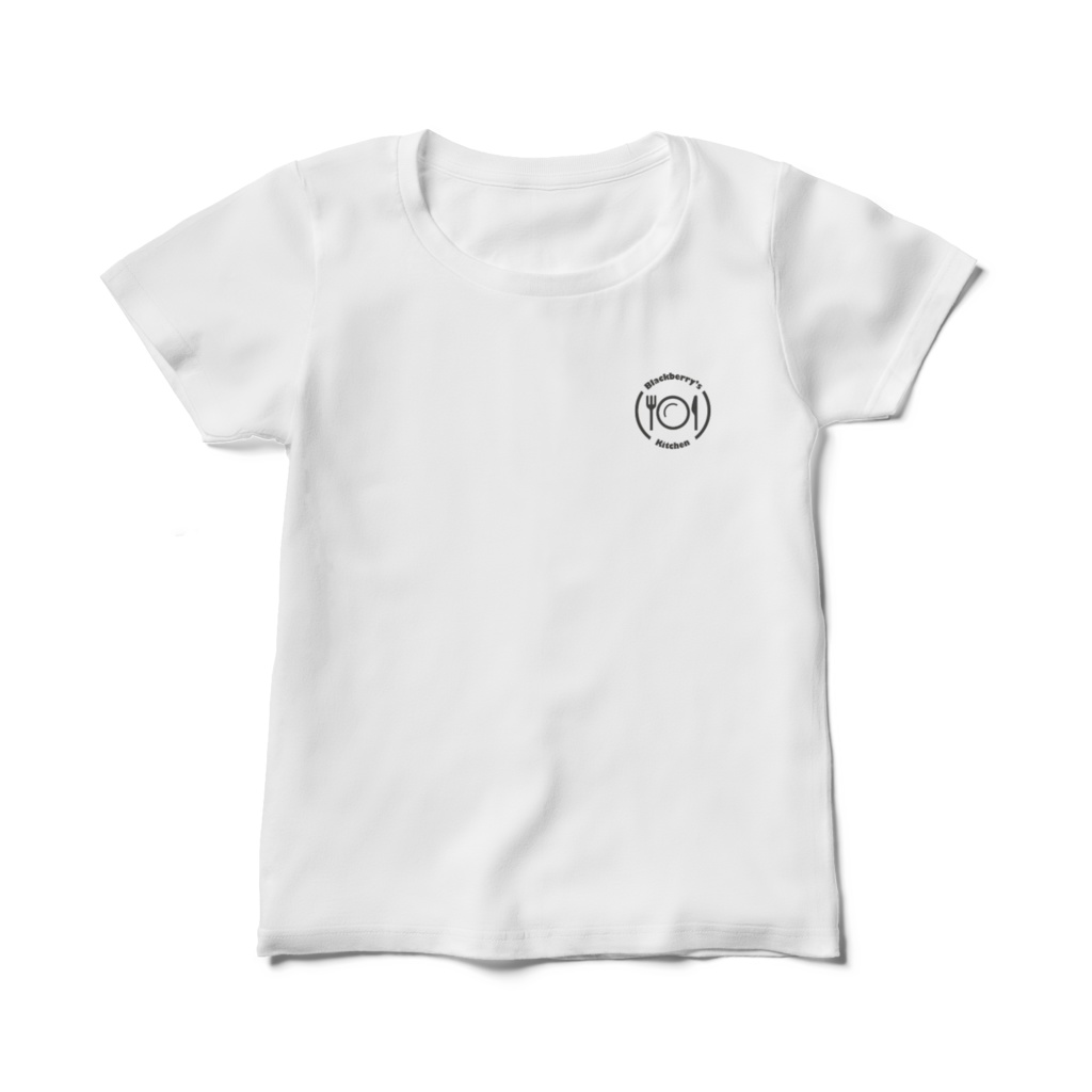 [T-shirt] Blackberry's Kitchen (white) for women