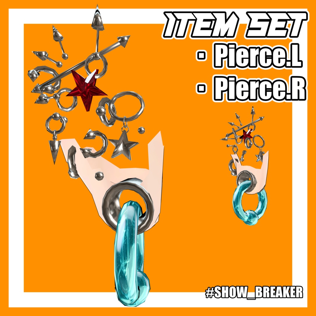 【スミトくん専用】Body Pierce Set