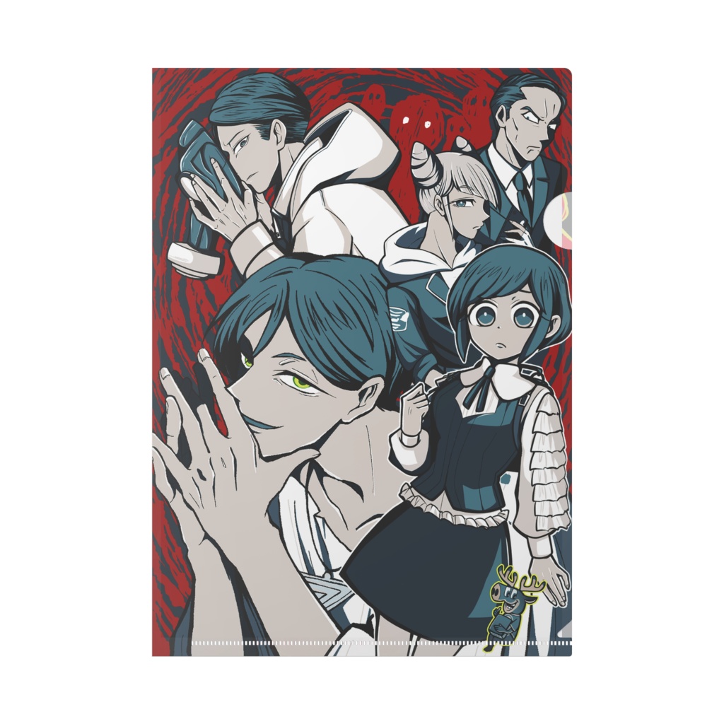 トシカイクリア記念イラスト クリアファイル
