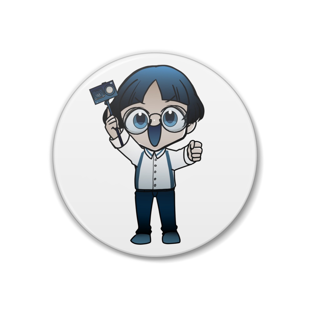 谷原きのこ2　缶バッチ