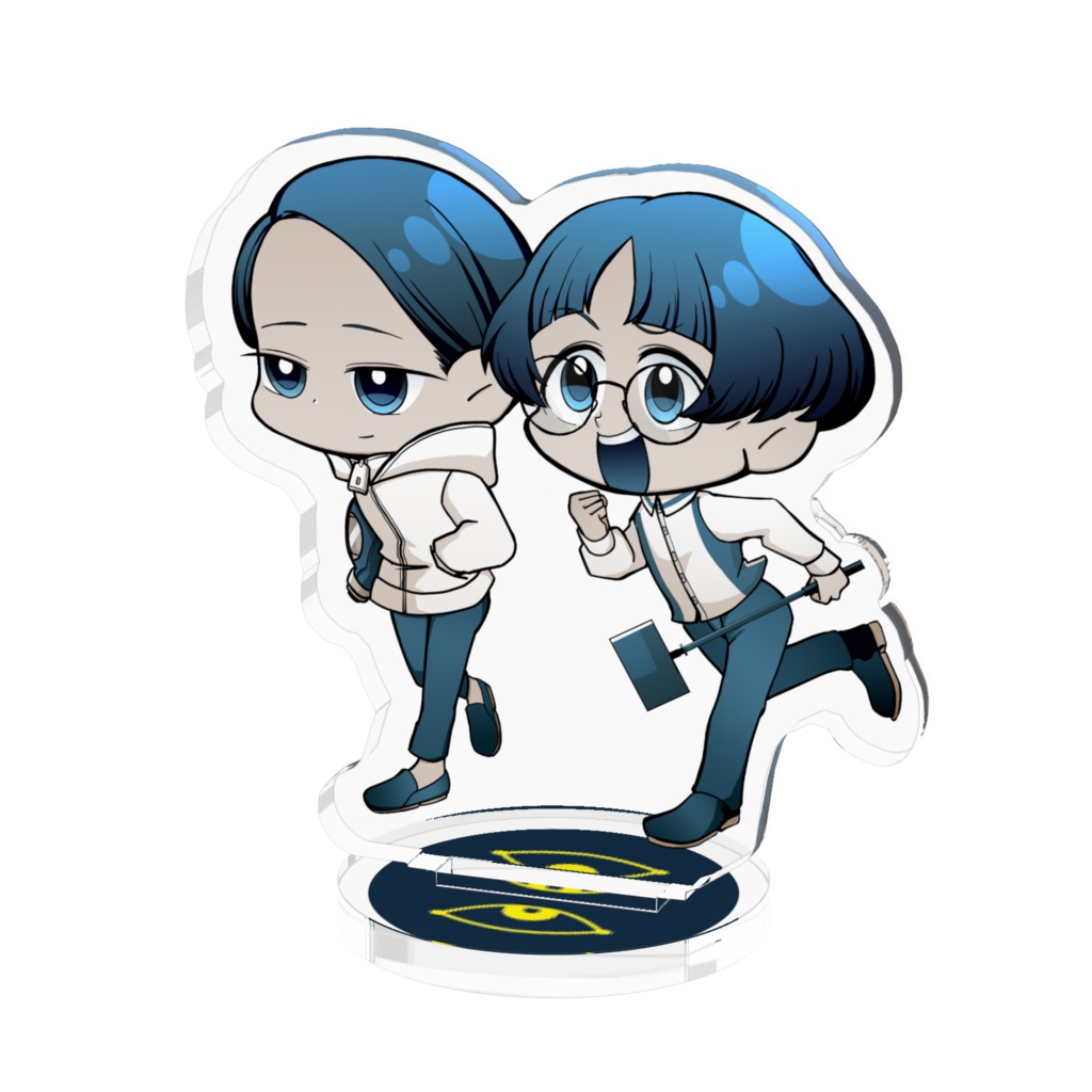山田ガスマスク＆谷原きのこアクリルフィギュア