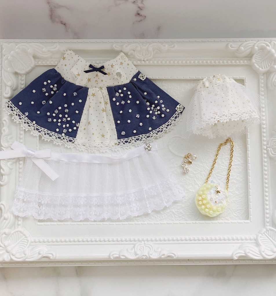 【オビツ11】星座をまとう*。゜輝くワンピース♡5点set