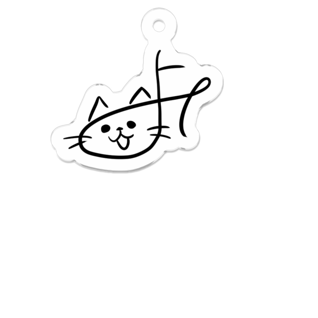 へんなうづきさんアクリルキーホルダー