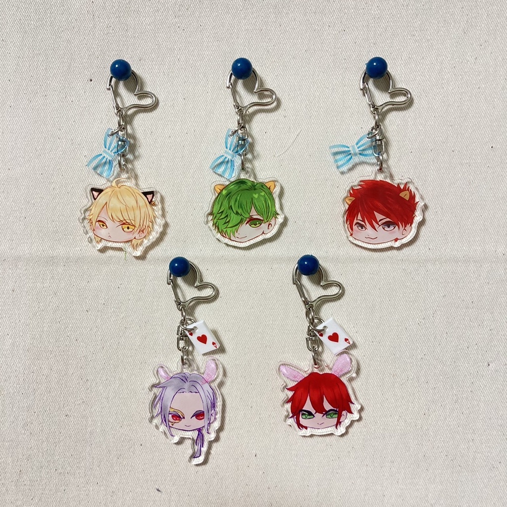 あにまる男士アクリルキーホルダー