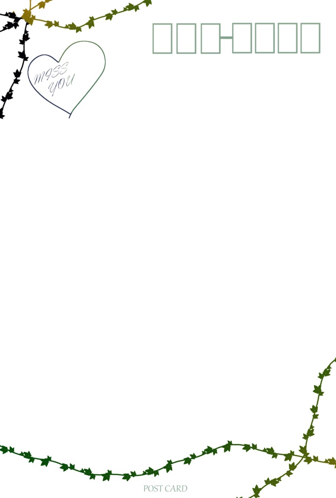 ポストカード わんだーらんどシリーズ