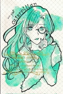 「わんだー×ハルモニア」単色ドローイング