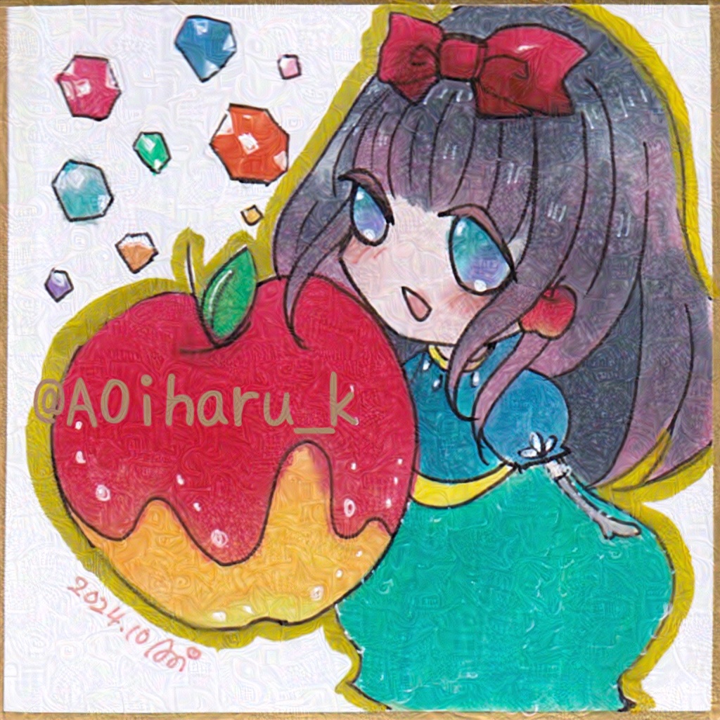 【額装原画】しらゆきひめ